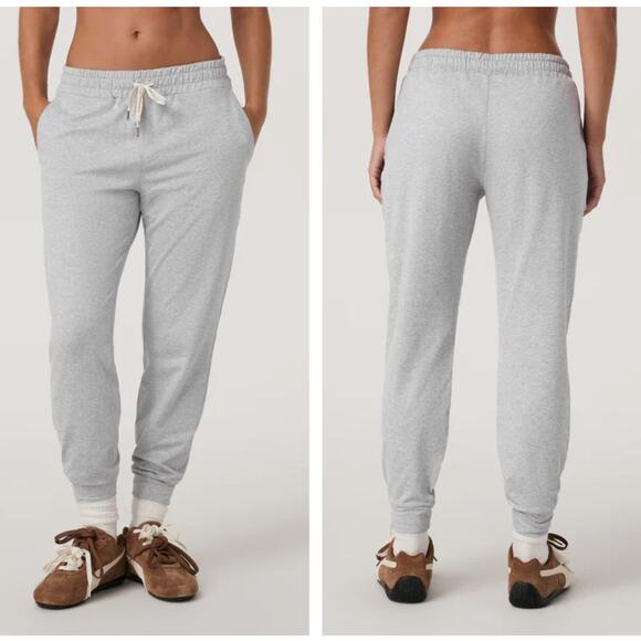 Vuori Pants - Vuori Light Gray Track Joggers
